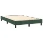 Box spring bed with mattress and LED dark green velvet 120x200cm by , Beds and slatted bases - Ref: Foro24-3134516, Price: 38...
