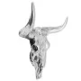 Silver aluminum wall decorative bull skull by , Figures, sculptures and statues - Ref: Foro24-243483, Price: 130,04 €, Discou...