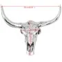 Silver aluminum wall decorative bull skull by , Figures, sculptures and statues - Ref: Foro24-243483, Price: 130,04 €, Discou...