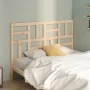 Cabecero de cama madera maciza de pino 156x4x104 cm de , Cabeceros y pies de cama - Ref: Foro24-818195, Precio: 48,61 €, Desc...
