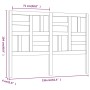 Bettkopfteil aus massivem Kiefernholz, 156 x 4 x 104 cm von , Kopf- und Fußteile - Ref: Foro24-818195, Preis: 49,39 €, Rabatt: %