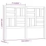 Cabecero de cama madera maciza de pino 156x4x104 cm de , Cabeceros y pies de cama - Ref: Foro24-818195, Precio: 48,61 €, Desc...