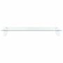 Tempered glass and white metal monitor stand 80x35x8 cm by , Computer bases and risers - Ref: Foro24-374221, Price: 45,79 €, ...
