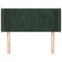 Kopfteil aus dunkelgrünem Samt, 103 x 16 x 78/88 cm von , Kopf- und Fußteile - Ref: Foro24-3119051, Preis: 57,10 €, Rabatt: %
