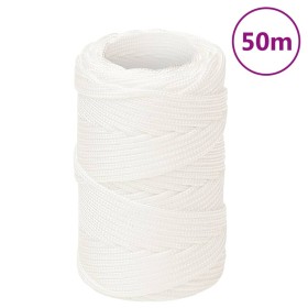 Cuerda de barco polipropileno blanco intenso 2 mm 50 m