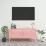 Rosafarbener TV-Schrank aus Stahl, 105 x 35 x 50 cm von , TV-Möbel - Ref: Foro24-336229, Preis: 130,89 €, Rabatt: %