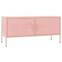 Pink steel TV cabinet 105x35x50 cm by , TV Furniture - Ref: Foro24-336229, Price: 136,27 €, Discount: %