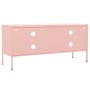 Rosafarbener TV-Schrank aus Stahl, 105 x 35 x 50 cm von , TV-Möbel - Ref: Foro24-336229, Preis: 130,89 €, Rabatt: %