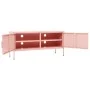 Pink steel TV cabinet 105x35x50 cm by , TV Furniture - Ref: Foro24-336229, Price: 136,27 €, Discount: %
