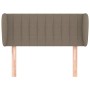Kopfteil aus taupegrauem Stoff, 103 x 23 x 78/88 cm von , Kopf- und Fußteile - Ref: Foro24-3117376, Preis: 47,00 €, Rabatt: %