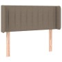 Kopfteil mit LED aus taupegrauem Stoff 103x16x78/88 cm von , Kopf- und Fußteile - Ref: Foro24-3123468, Preis: 52,02 €, Rabatt: %