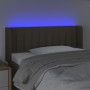 Kopfteil mit LED aus taupegrauem Stoff 103x16x78/88 cm von , Kopf- und Fußteile - Ref: Foro24-3123468, Preis: 52,02 €, Rabatt: %
