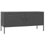 Anthrazitgrauer TV-Schrank aus Stahl 105x35x50 cm von , TV-Möbel - Ref: Foro24-336231, Preis: 142,86 €, Rabatt: %