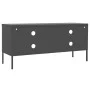 Anthrazitgrauer TV-Schrank aus Stahl 105x35x50 cm von , TV-Möbel - Ref: Foro24-336231, Preis: 142,86 €, Rabatt: %