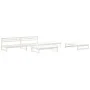 Juego de sofás de jardín 5 piezas madera maciza de pino blanco by , Garden sets - Ref: Foro24-3186600, Price: 441,84 €, Disco...