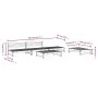 Juego de sofás de jardín 5 piezas madera maciza de pino blanco by , Garden sets - Ref: Foro24-3186600, Price: 441,84 €, Disco...