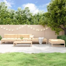 Juego de sofás de jardín 5 piezas madera maciza de pino von , Gartensets - Ref: Foro24-3186599, Preis: 368,92 €, Rabatt: %