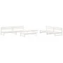 Juego de muebles de jardín 6 piezas madera maciza pino blanco von , Gartensets - Ref: Foro24-3186614, Preis: 540,81 €, Rabatt: %