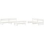 Juego de muebles de jardín 6 piezas madera maciza pino blanco von , Gartensets - Ref: Foro24-3186614, Preis: 547,86 €, Rabatt: %