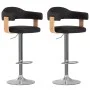 Küchenhocker 2 Stück Kunstleder gebogenes Holz schwarz von , Küchenhocker - Ref: Foro24-327336, Preis: 230,37 €, Rabatt: %