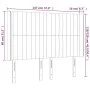 Headboard with LED in taupe gray fabric 147x16x118/128 cm by , Headboards and footboards - Ref: Foro24-3124288, Price: 125,62...