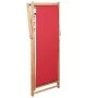 Folding beach chair with fabric seat and red wooden frame by vidaXL, Garden chairs - Ref: Foro24-43999, Price: 48,71 €, Disco...