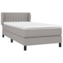 Boxspringbett mit hellgrauer Stoffmatratze 80x200 cm von , Betten und Lattenroste - Ref: Foro24-3126357, Preis: 283,76 €, Rab...
