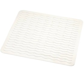 RIDDER Alfombrilla de baño antideslizante Playa 54x54 cm blanca 68401 de RIDDER, Alfombras y esterillas de baño - Ref: Foro24...