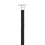 Deep black polypropylene boat rope 2 mm 25 m by , Ropes and metal cords - Ref: Foro24-152476, Price: 9,61 €, Discount: %