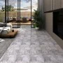 Self-adhesive PVC floor planks 5.21 m² 2 mm cement brown by , Floors and carpets - Ref: Foro24-330186, Price: 64,15 €, Discou...