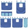 Blaue Polyestervorhänge für Hochbetten von , Zubehör für Betten und Lattenroste - Ref: Foro24-835914, Preis: 26,73 €, Rabatt: %