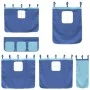 Blue polyester curtains for high beds by , Accessories for beds and slatted bases - Ref: Foro24-835914, Price: 26,27 €, Disco...