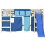 Blue polyester curtains for high beds by , Accessories for beds and slatted bases - Ref: Foro24-835914, Price: 26,27 €, Disco...