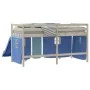 Blue polyester curtains for high beds by , Accessories for beds and slatted bases - Ref: Foro24-835914, Price: 26,27 €, Disco...