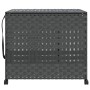 Gray rattan laundry basket with wheels 66x35x60 cm by , Laundry baskets - Ref: Foro24-372046, Price: 80,43 €, Discount: %