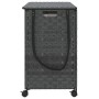 Gray rattan laundry basket with wheels 66x35x60 cm by , Laundry baskets - Ref: Foro24-372046, Price: 80,43 €, Discount: %