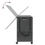 Grauer Rattan-Wäschekorb mit Rädern 66x35x60 cm von , Wäschekörbe - Ref: Foro24-372046, Preis: 74,91 €, Rabatt: %