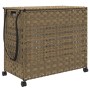 Rattan laundry basket with wheels 66x35x60 cm by , Laundry baskets - Ref: Foro24-372044, Price: 100,31 €, Discount: %