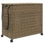 Rattan laundry basket with wheels 66x35x60 cm by , Laundry baskets - Ref: Foro24-372044, Price: 97,78 €, Discount: %