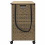 Rattan laundry basket with wheels 66x35x60 cm by , Laundry baskets - Ref: Foro24-372044, Price: 100,31 €, Discount: %
