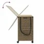 Rattan laundry basket with wheels 66x35x60 cm by , Laundry baskets - Ref: Foro24-372044, Price: 97,78 €, Discount: %