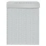 Wäschekorb mit Deckel aus weißem synthetischem Rattan, 46 x 33 x 60 cm von , Wäschekörbe - Ref: Foro24-372033, Preis: 54,73 €...
