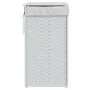 Laundry basket with lid white synthetic rattan 46x33x60 cm by , Laundry baskets - Ref: Foro24-372033, Price: 54,73 €, Discoun...