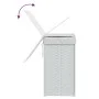 Wäschekorb mit Deckel aus weißem synthetischem Rattan, 46 x 33 x 60 cm von , Wäschekörbe - Ref: Foro24-372033, Preis: 54,73 €...