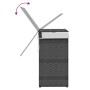 Laundry basket with lid gray synthetic rattan 46x33x60 cm by , Laundry baskets - Ref: Foro24-372031, Price: 57,03 €, Discount: %