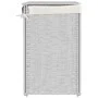 Dirty clothes basket 2 sections white synthetic rattan 53x35x57 cm by , Laundry baskets - Ref: Foro24-372038, Price: 59,85 €,...