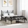 Bettgestell mit schwarzem Metallkopfteil 120x200 cm von , Betten und Lattenroste - Ref: Foro24-374337, Preis: 93,96 €, Rabatt: %