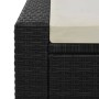 Tumbona doble ratán sintético negro de vidaXL, Camas para exteriores - Ref: Foro24-44752, Precio: 377,60 €, Descuento: %