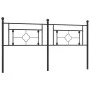 Cabecero de metal negro 180 cm de , Cabeceros y pies de cama - Ref: Foro24-374375, Precio: 43,94 €, Descuento: %