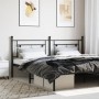 Kopfteil aus schwarzem Metall, 200 cm von , Kopf- und Fußteile - Ref: Foro24-374377, Preis: 39,12 €, Rabatt: %